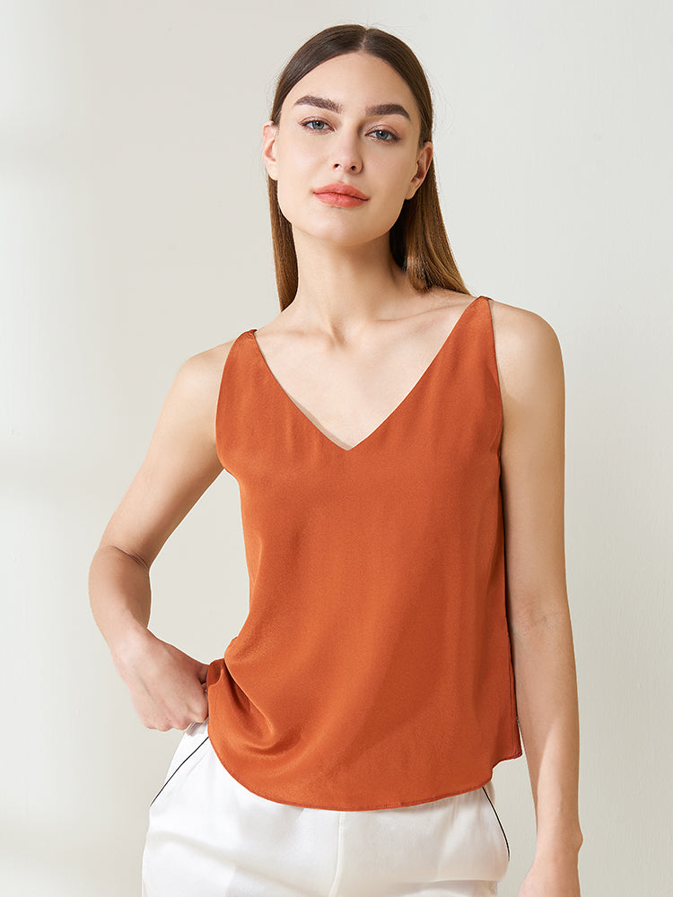 Silk crepe de chine casual sling
