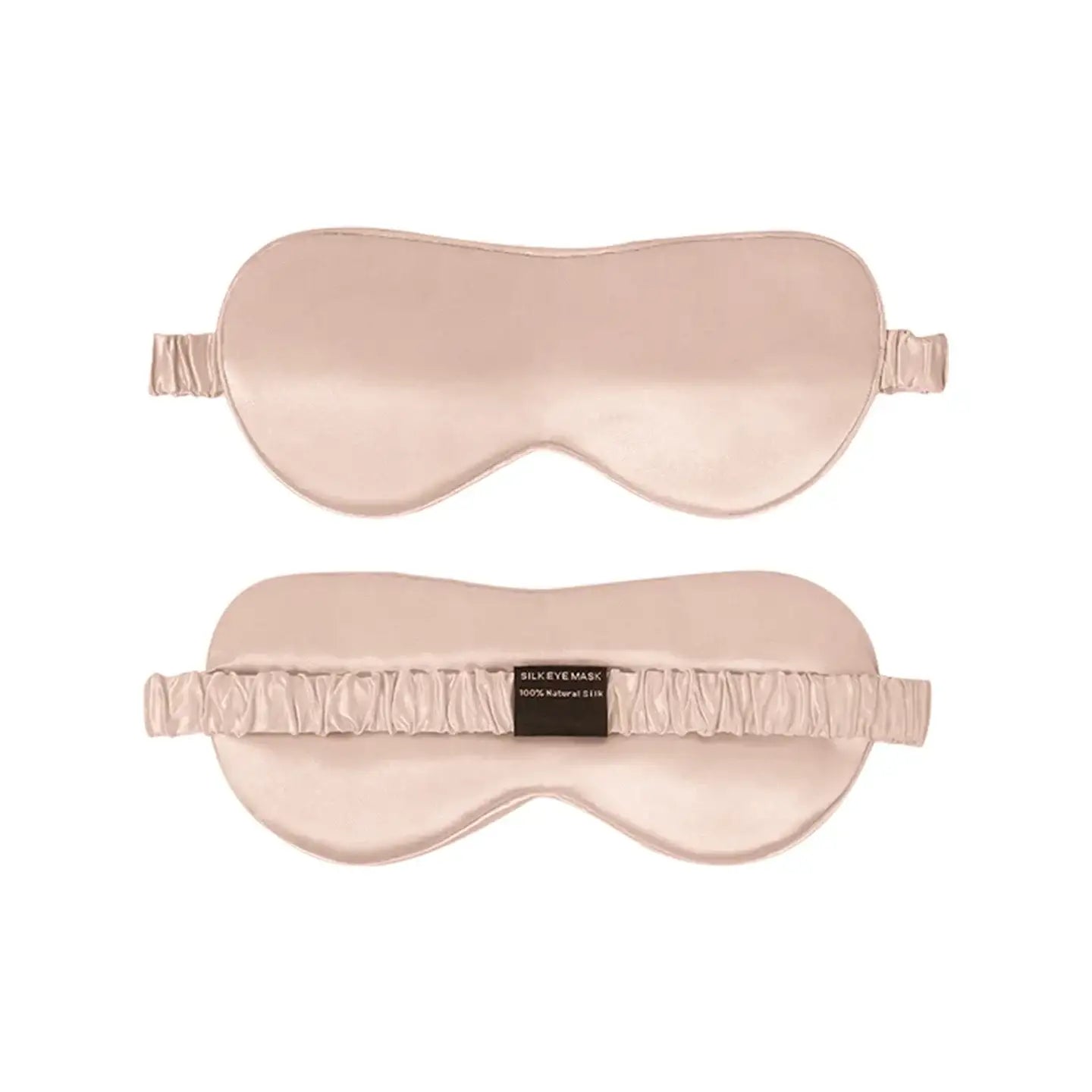 Heavy shiny silk eye mask