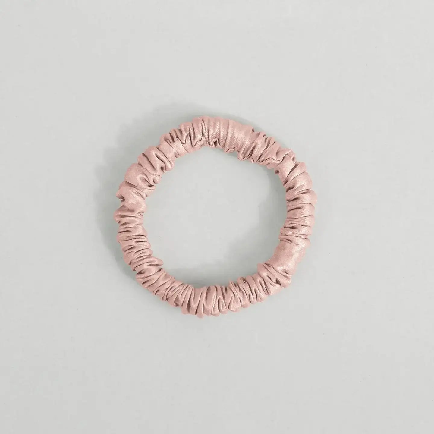 22 Momme 1CM Shiny Silk Scrunchies - JANCESILK