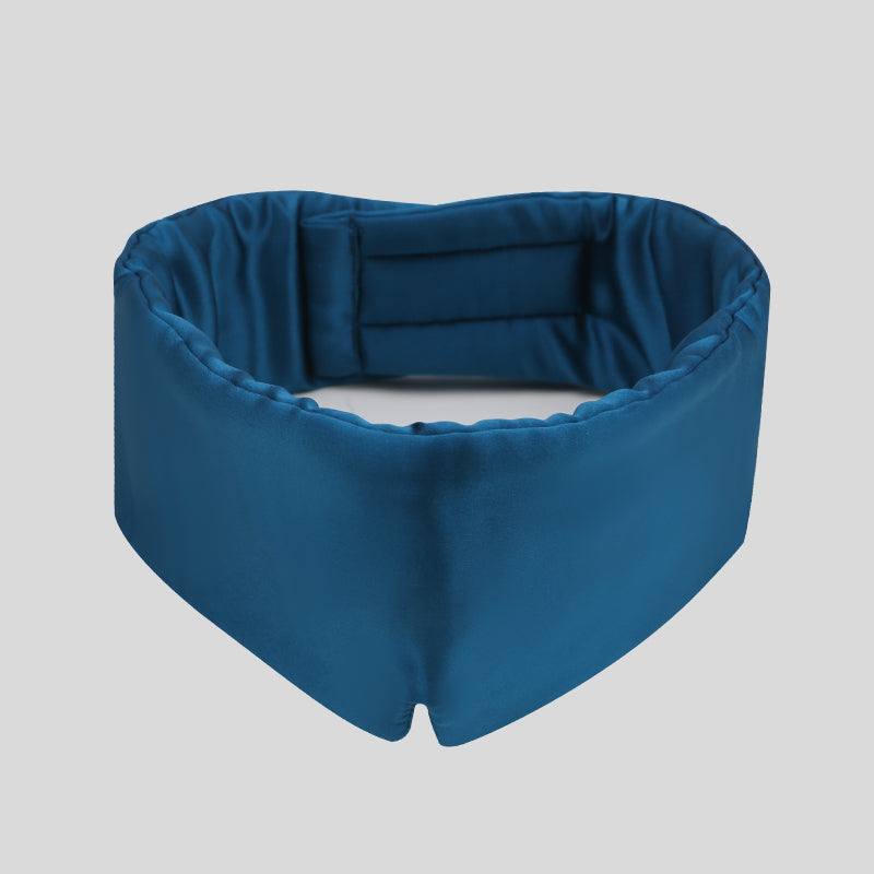Wraparound silk eye mask