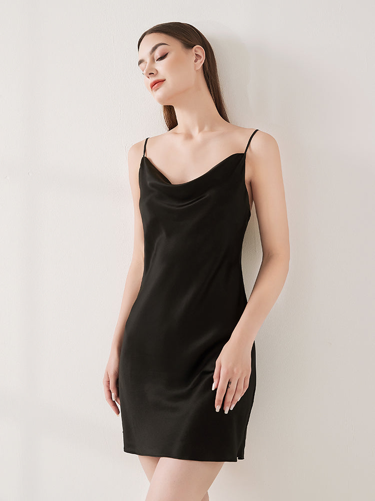 Sexy Swing Neck Suspender Dress