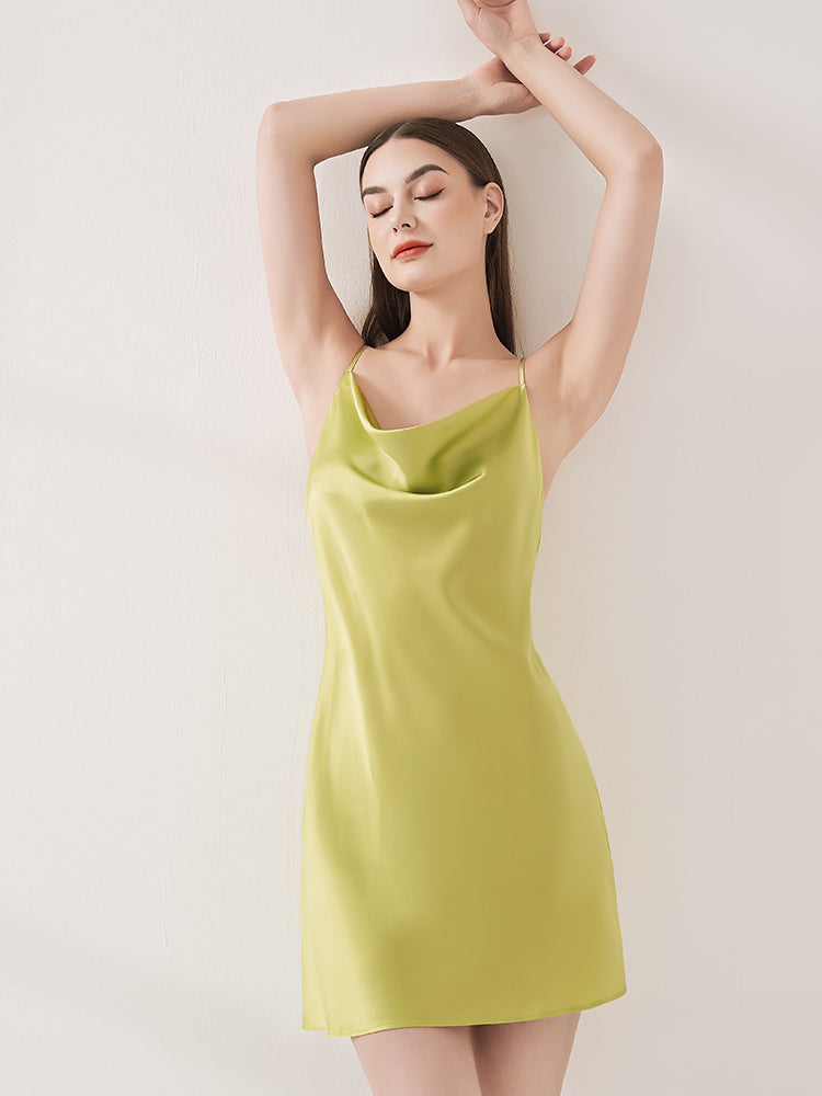Sexy Swing Neck Suspender Dress