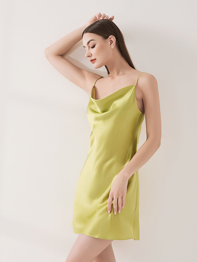 Sexy Swing Neck Suspender Dress