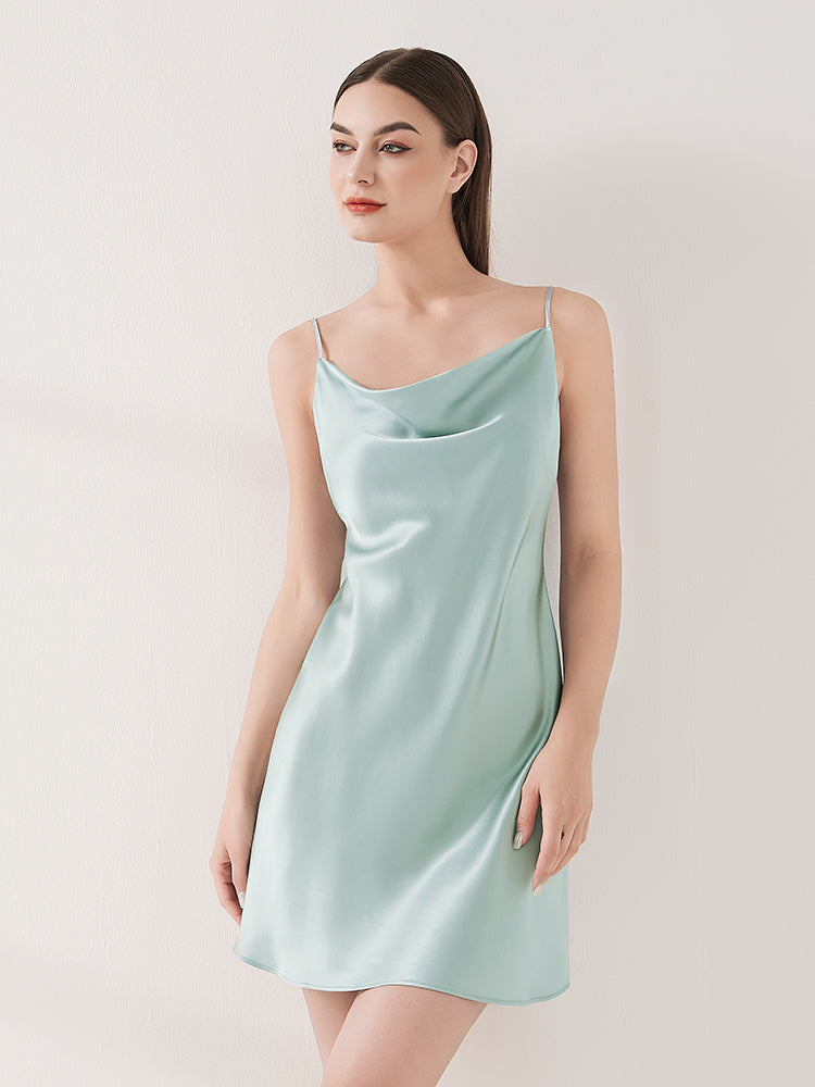 Sexy Swing Neck Suspender Dress