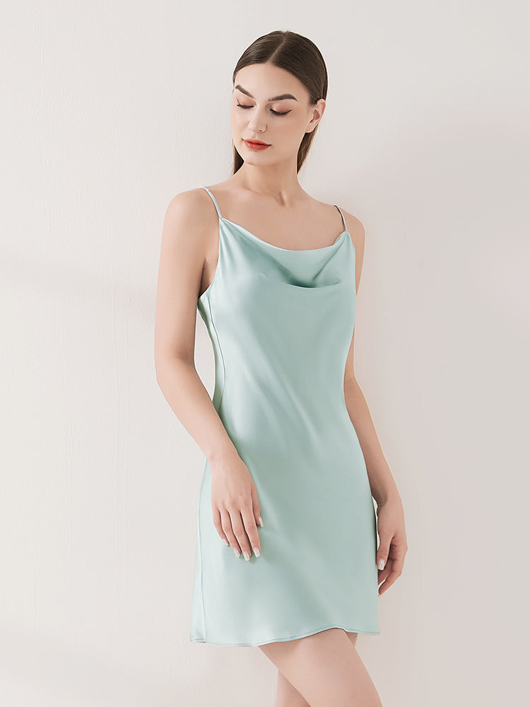 Sexy Swing Neck Suspender Dress