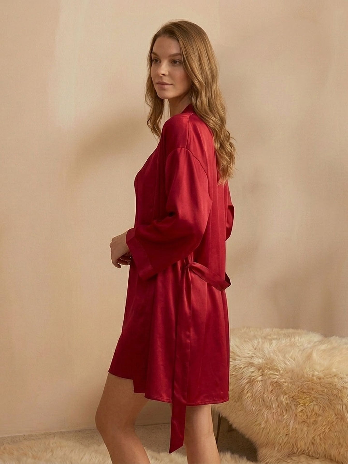 Silk Lounge Set ¨C Soft Camisole & Cozy Robe for Everyday Luxury - JANCESILK