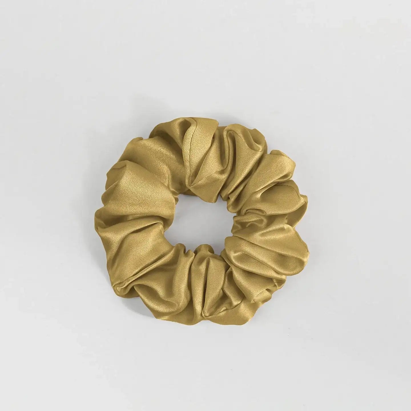 22 Momme 4.5CM Shiny Silk Scrunchies - JANCESILK