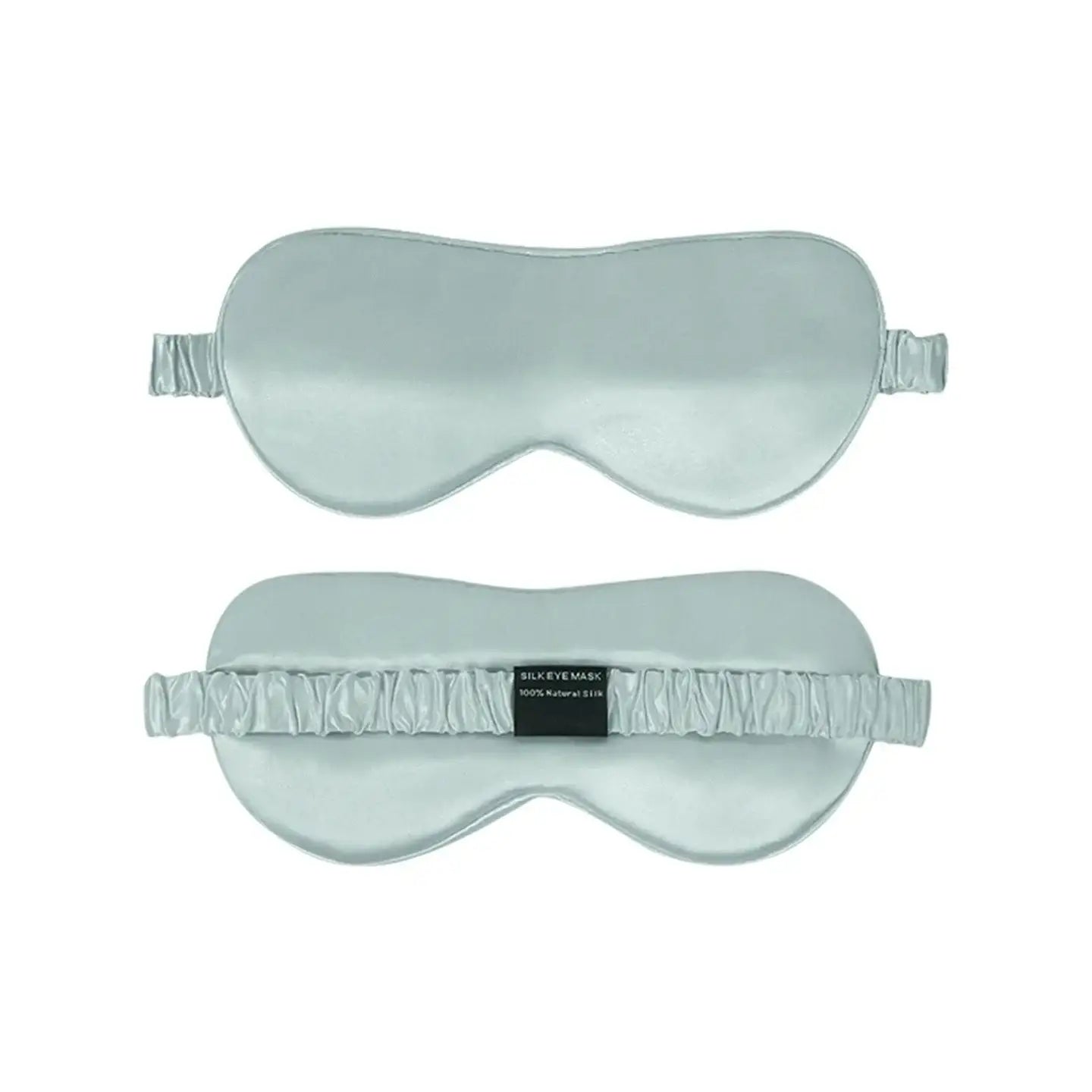 Heavy shiny silk eye mask