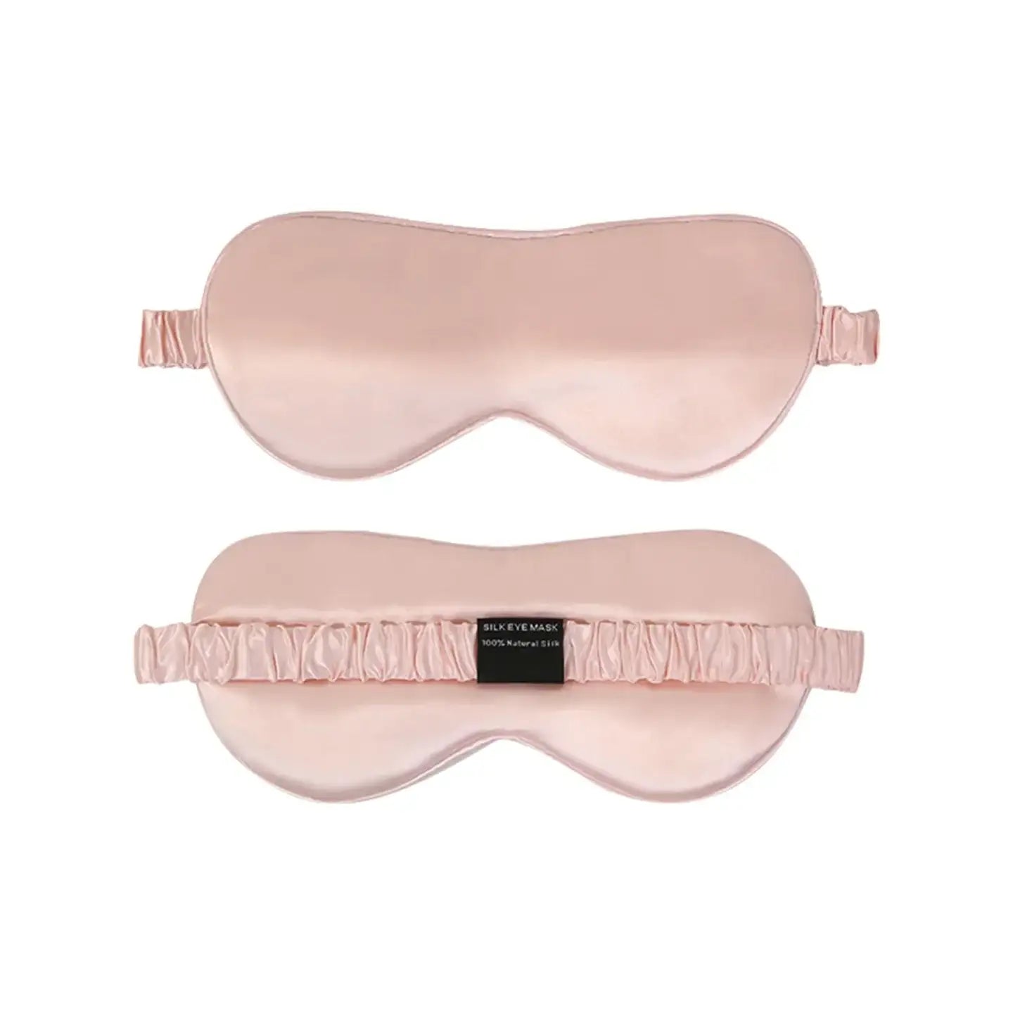 Heavy shiny silk eye mask