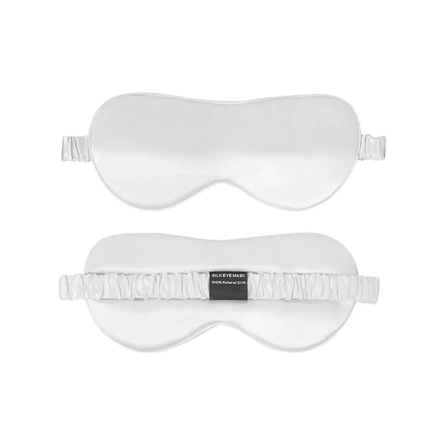 Heavy shiny silk eye mask