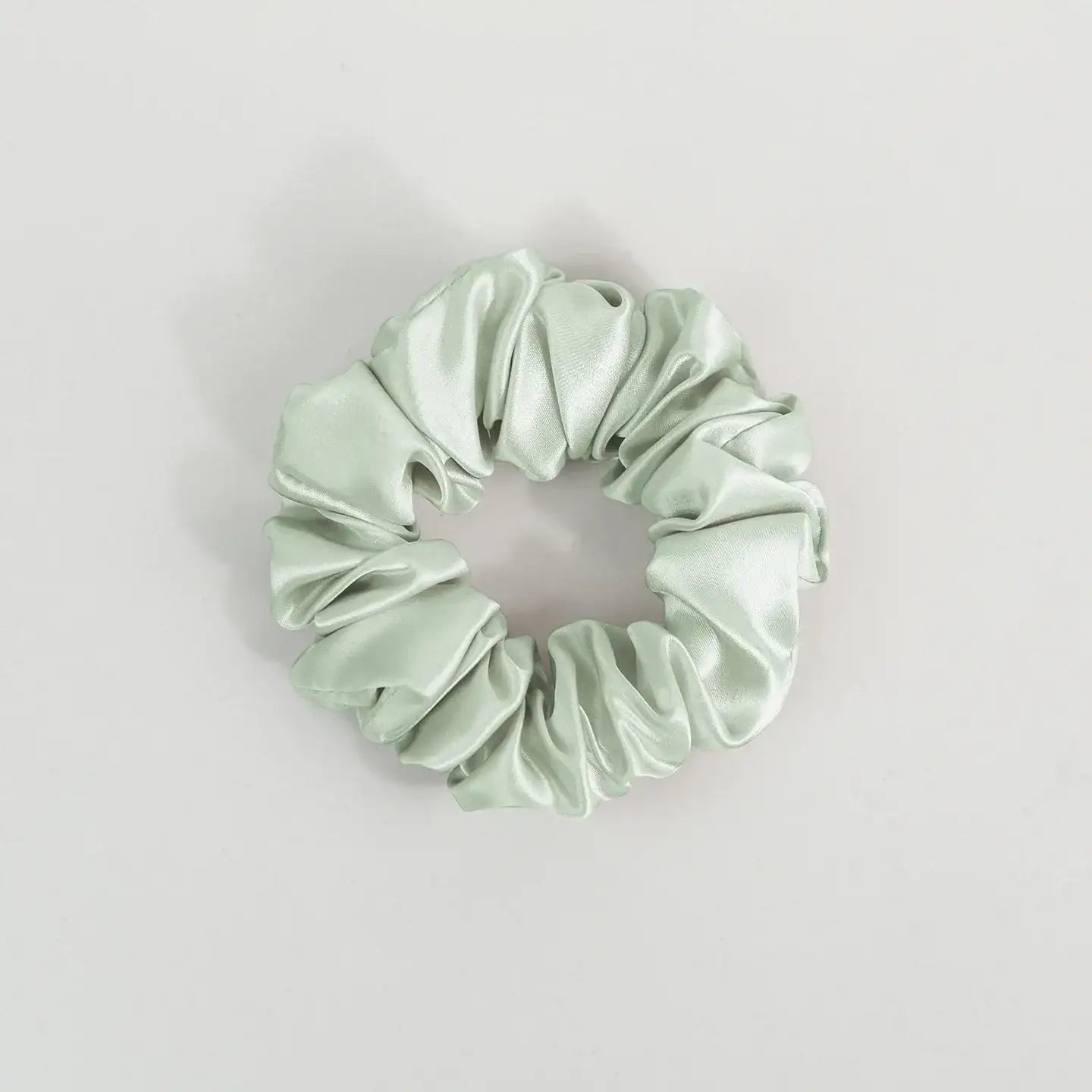 22 Momme 3.5CM Shiny Silk Scrunchies - JANCESILK
