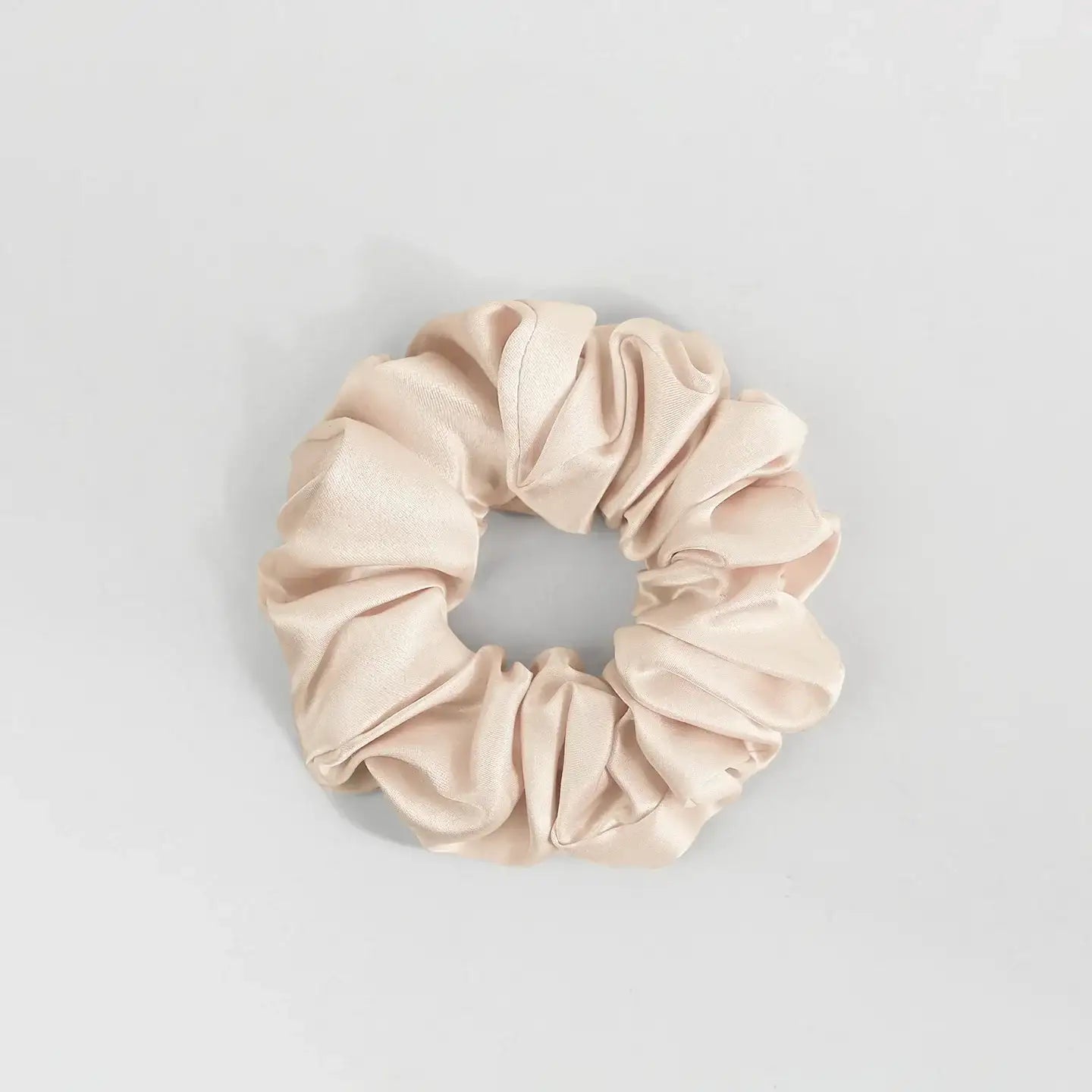 22 Momme 4.5CM Shiny Silk Scrunchies - JANCESILK