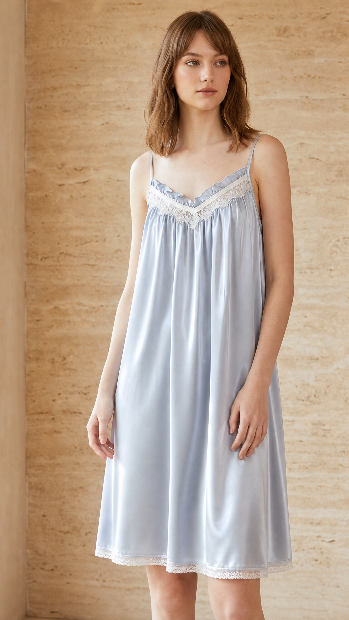 Women’s Silk Lace Nightgown