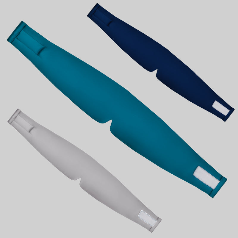 Wraparound silk eye mask